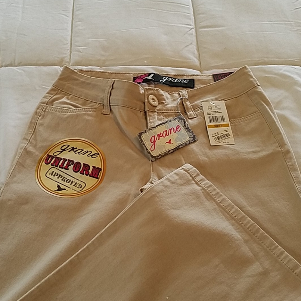 Mid rise pants